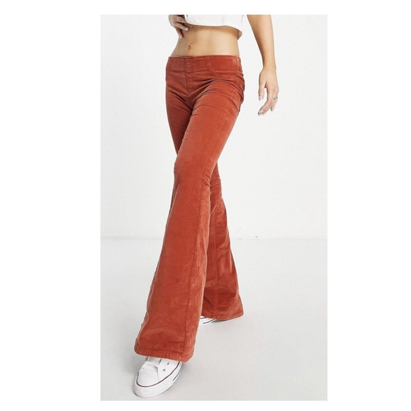 Free People Brown Wide Leg Pants - Picture 2 of 7